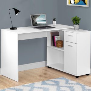 "29.5"" Particle Board And Laminate Computer Desk With A Storage Cabinet"