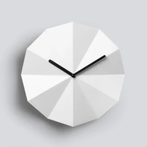 Delta Clock White